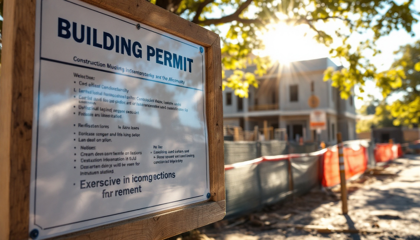 Panneau affichage permis de construire : règles et obligations